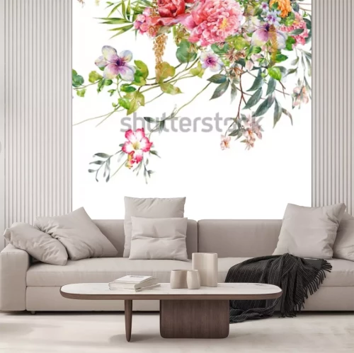 Sticker Feldblumen Komposition