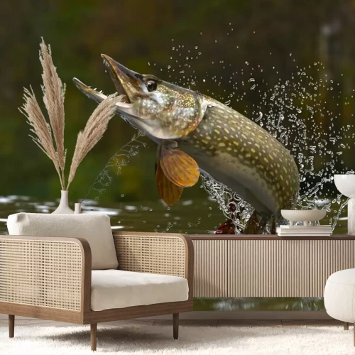 Fototapete 3D Fishe splash