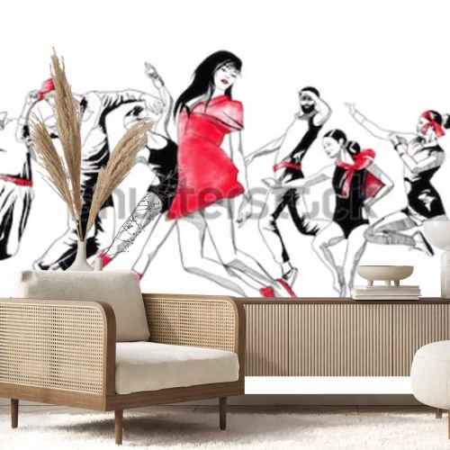 Fototapete Jugendlicher Tanz