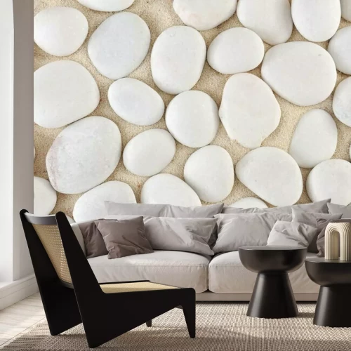 Sticker Gruppe von Steinen Textur