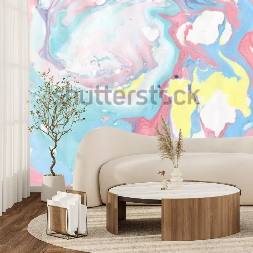 Fototapete Abstrakte pastell Marmur Imitation