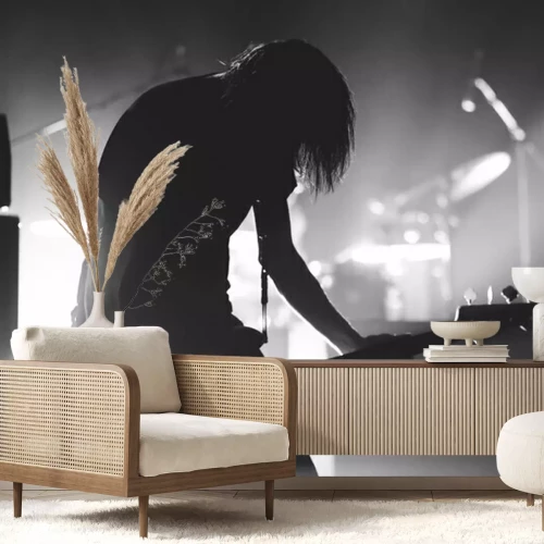 Fototapete Rock Gitarrist und Konzert