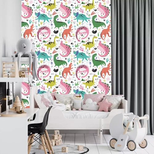 Tapete Fröhliche Dinosaurier