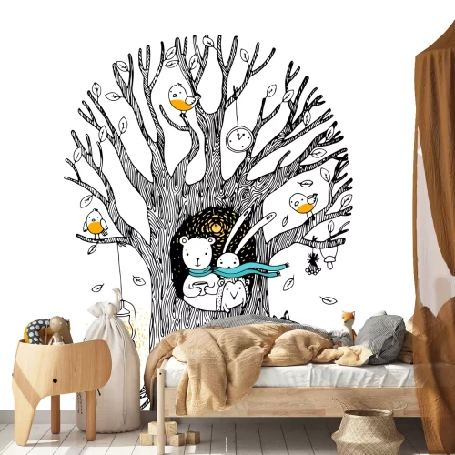 Sticker Baum- und Waldtiere