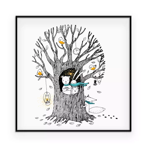 Poster Baum- und Waldtiere