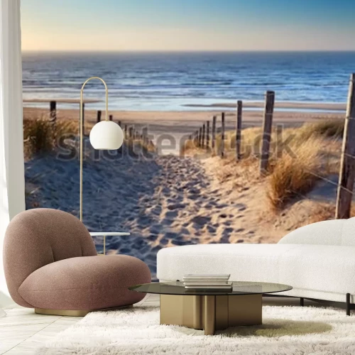 Fototapete Landschaft mit Meer