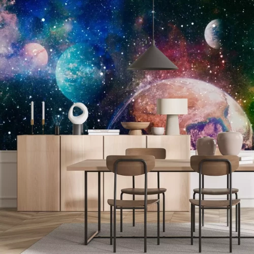 Sticker Nebel im Weltraum