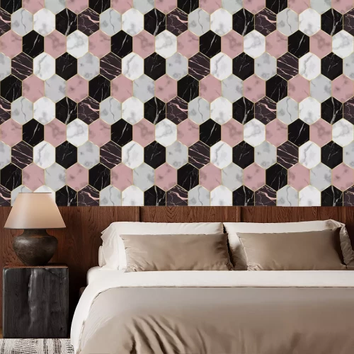 Tapete Mehrfarbiger Marmor