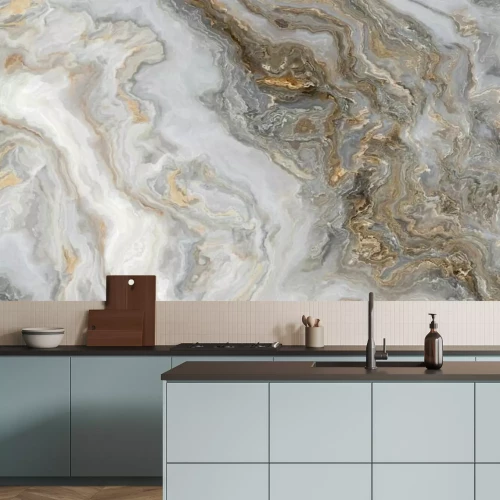 Fototapete White marble background