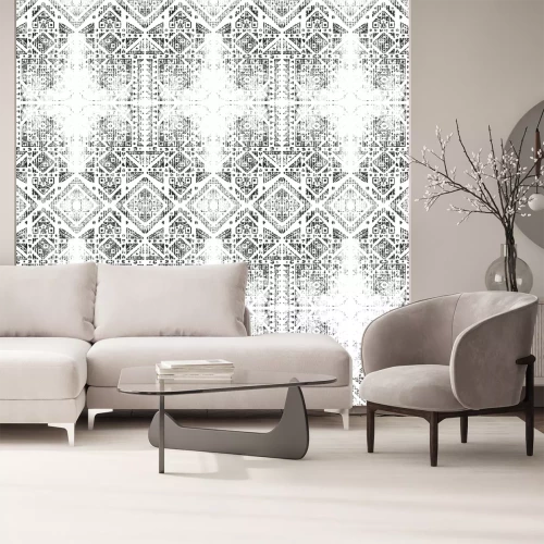 Fototapete Tribal schwarz-weiß