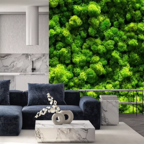 Sticker Frühlingsgrünes 3D-Moos