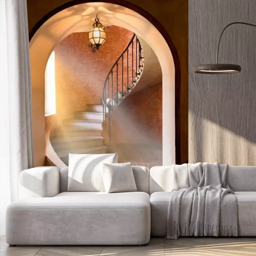 Fototapete Victorian spiral staircase