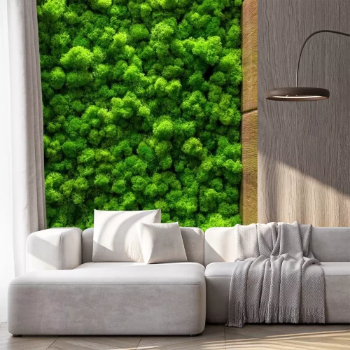 Sticker Dekorativer grüner Moos