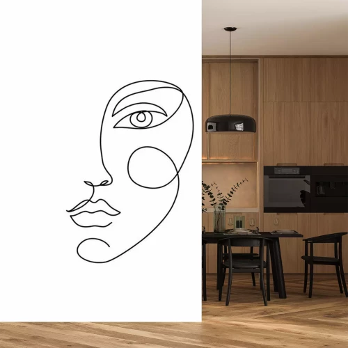 Sticker Abstract face icon