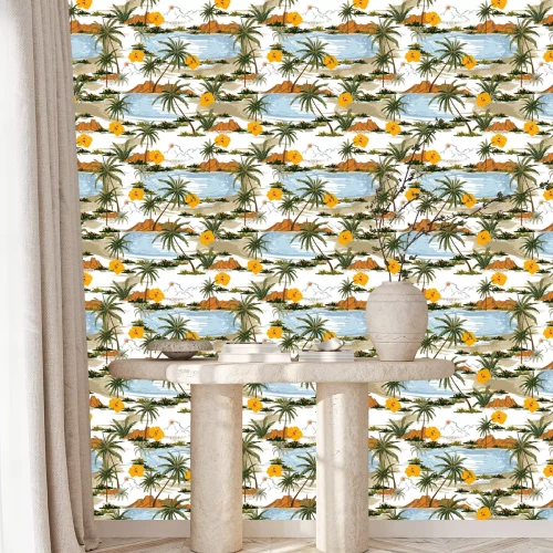 Tapete Palmen am Strand