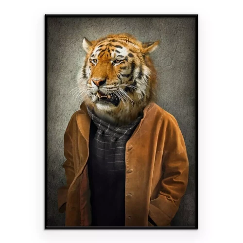 Poster Ein Tiger im Menschengewand