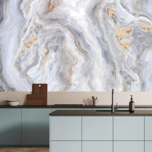 Fototapete Glamour grauer Marmor