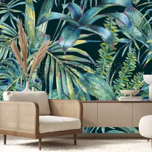 Fototapete Tropische Blätter und Natur