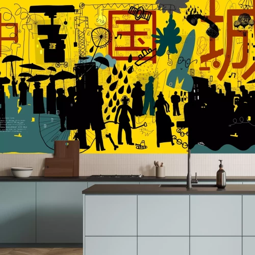 Fototapete Großes Graffiti