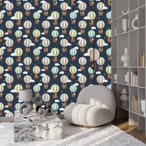 Tapete Ballonfliegende Tiere