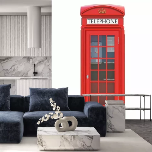 Sticker Red phone booth