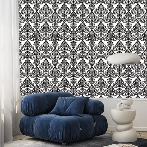 Tapete Seamless Damask Wallpaper. Seamless oriental pattern. Classic vintage background
