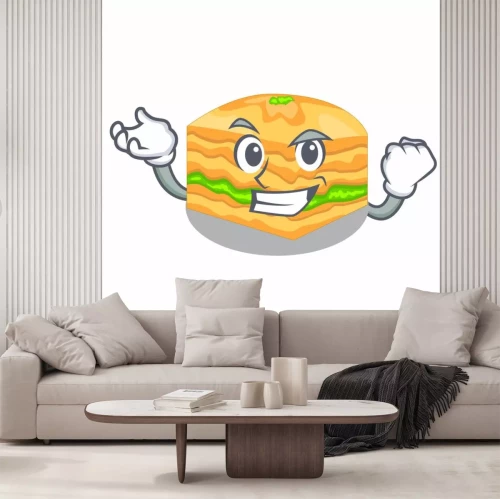 Sticker Weiße Magnolienblüten im Makromaßstab