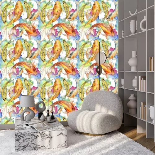 Tapete Fischen Sie in tropischen Gewässern