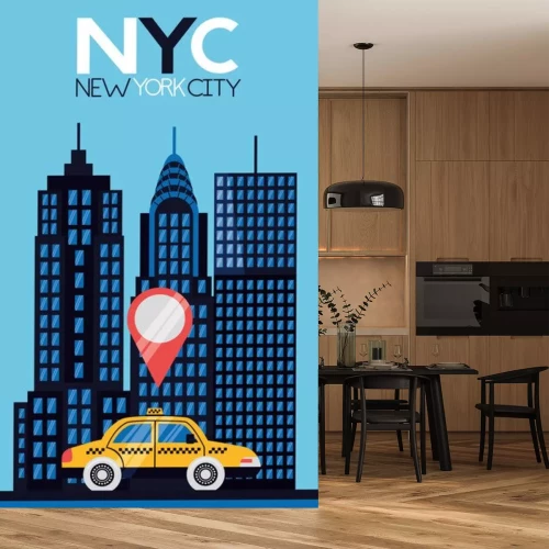 Sticker new york city card