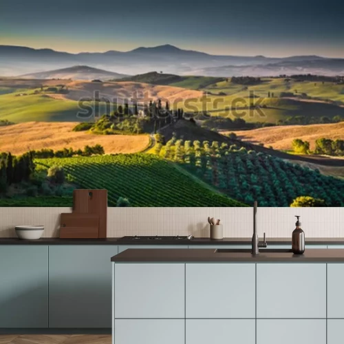 Fototapete Feld in Italien