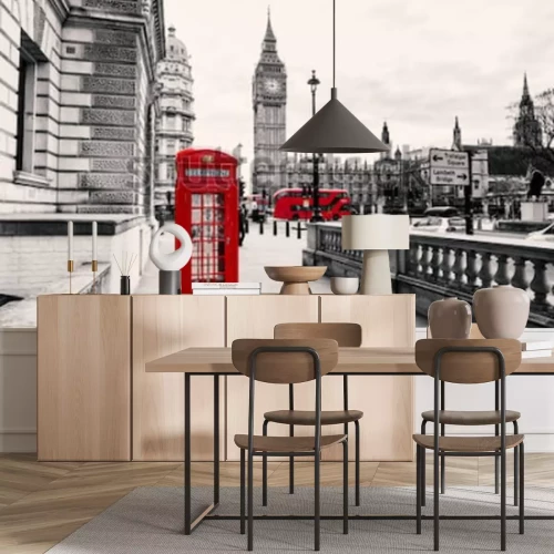 Fototapete Londoner Telefonzelle