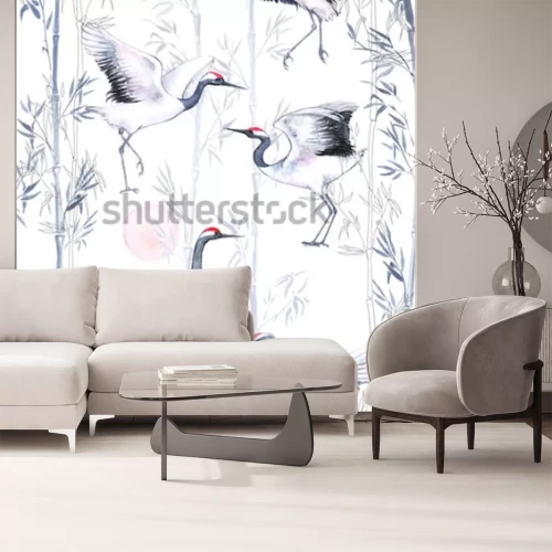 Fototapete Vögel asiatischer Art