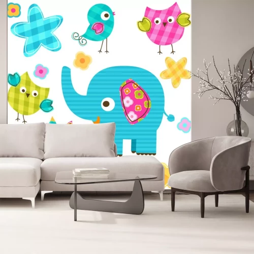 Sticker glückliche Tiere