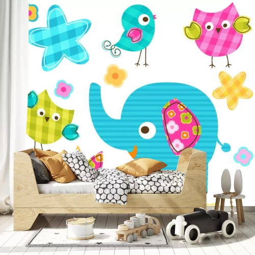 Sticker glückliche Tiere