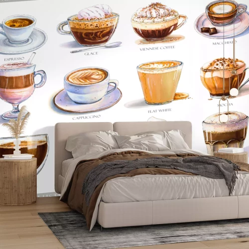 Sticker Kaffeetassen Becher und Gläser Zeichnung