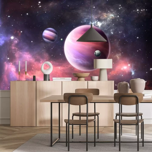 Sticker Planeten im Weltraum