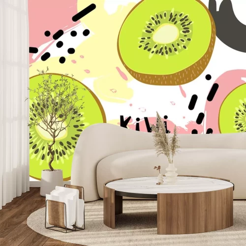 Sticker Kiwi abstrakte moderne Grafik