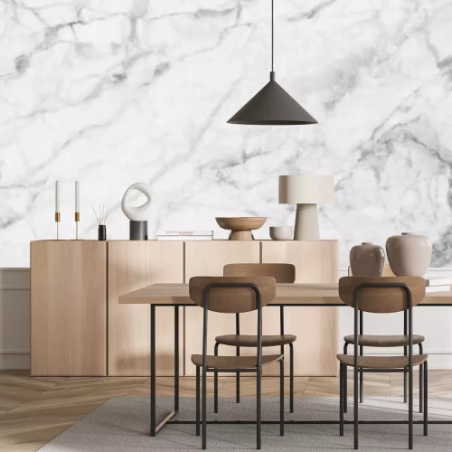 Fototapete Grau gefärbter Marmor