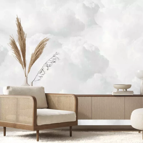 Fototapete Weiße flauschige Cumulus-Wolken