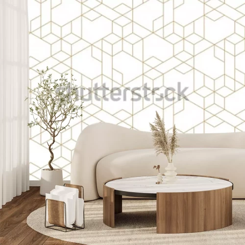 Fototapete Striche mit 3D Effekt