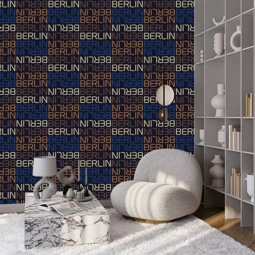 Tapete berlin, germany seamless pattern