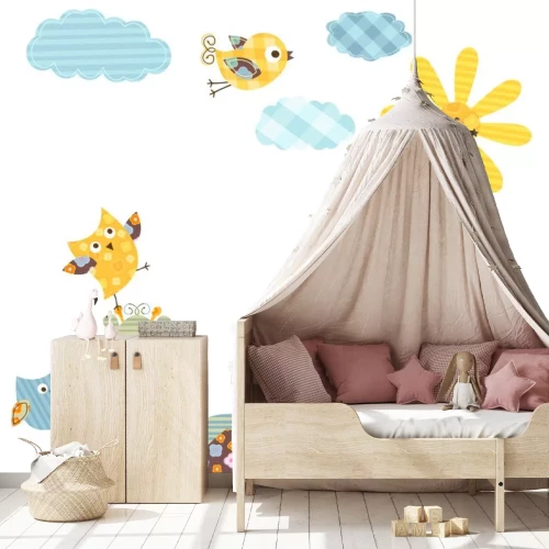 Sticker nette glückliche Tiere