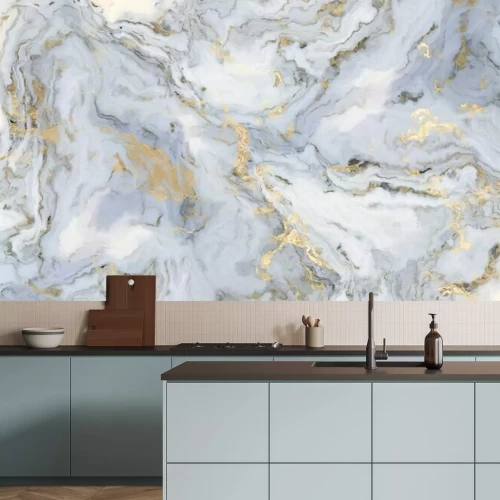 Fototapete Geschäumter Marmor