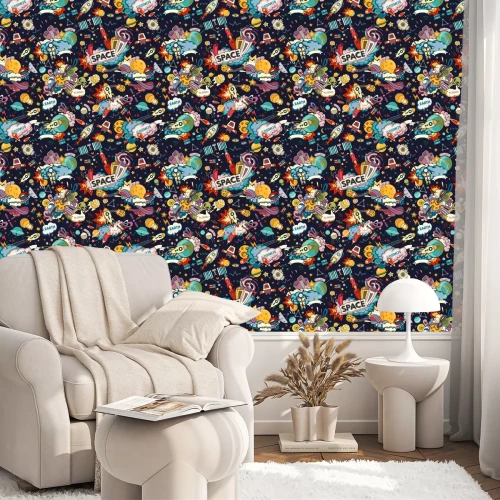 Tapete Cosmos Seamless Pattern