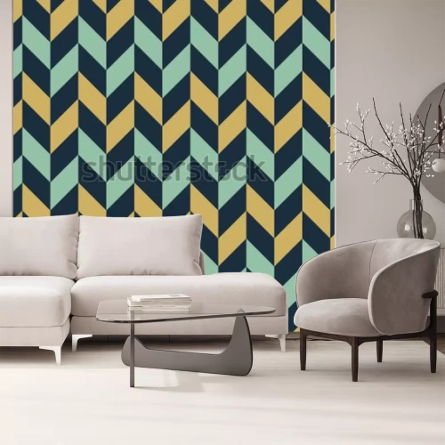 Fototapete Vintage Fischgrätenmuster