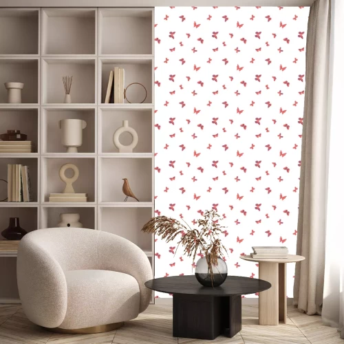 Tapete Vektor bunte fliegende Schmetterlinge nahtloser Musterhintergrund