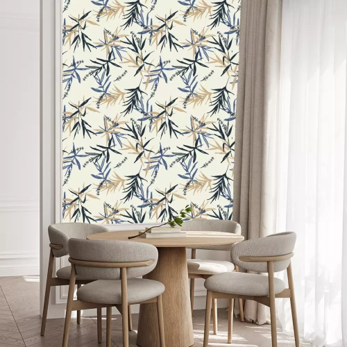 Tapete Orientalischer Bambus in verschiedenen Farben