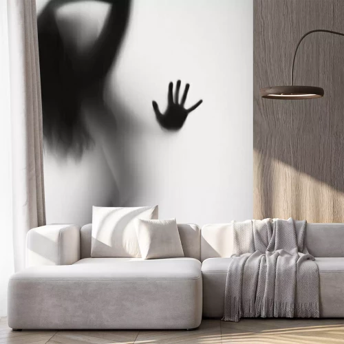 Fototapete Sinnliche Silhouette einer Frau