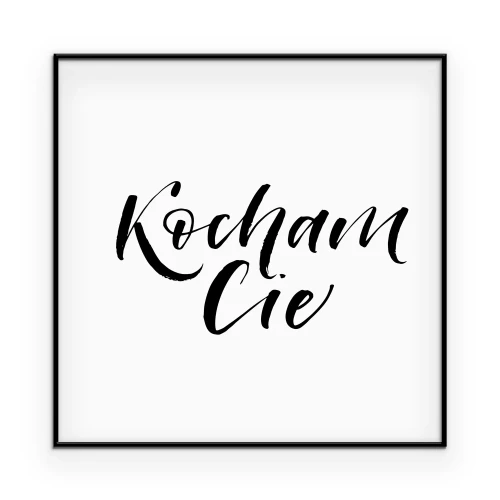 Poster Inschrift mit einer Liebeserklärung