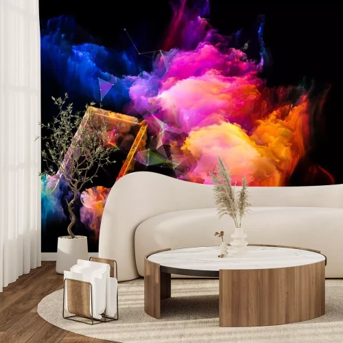 Sticker Wolken Noten und Sternenkonstellationen Grafik